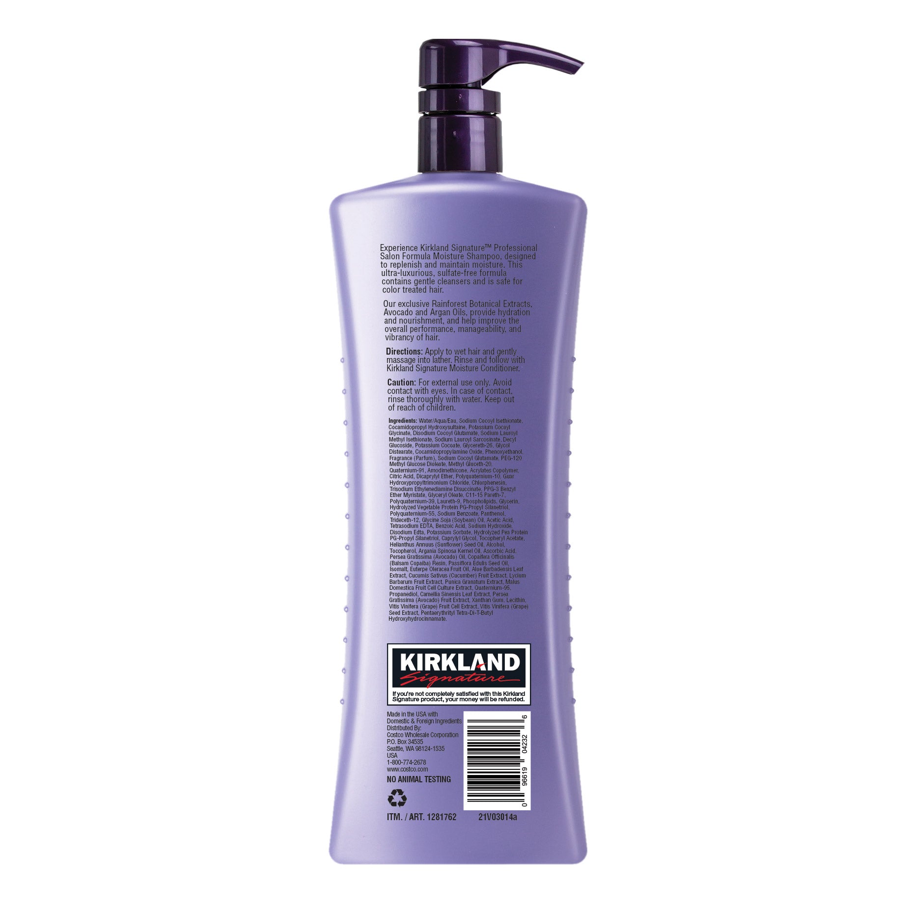 KIRKLAND SIGNATUN MOISTURE SHAMPOO 33.8 FL OZ