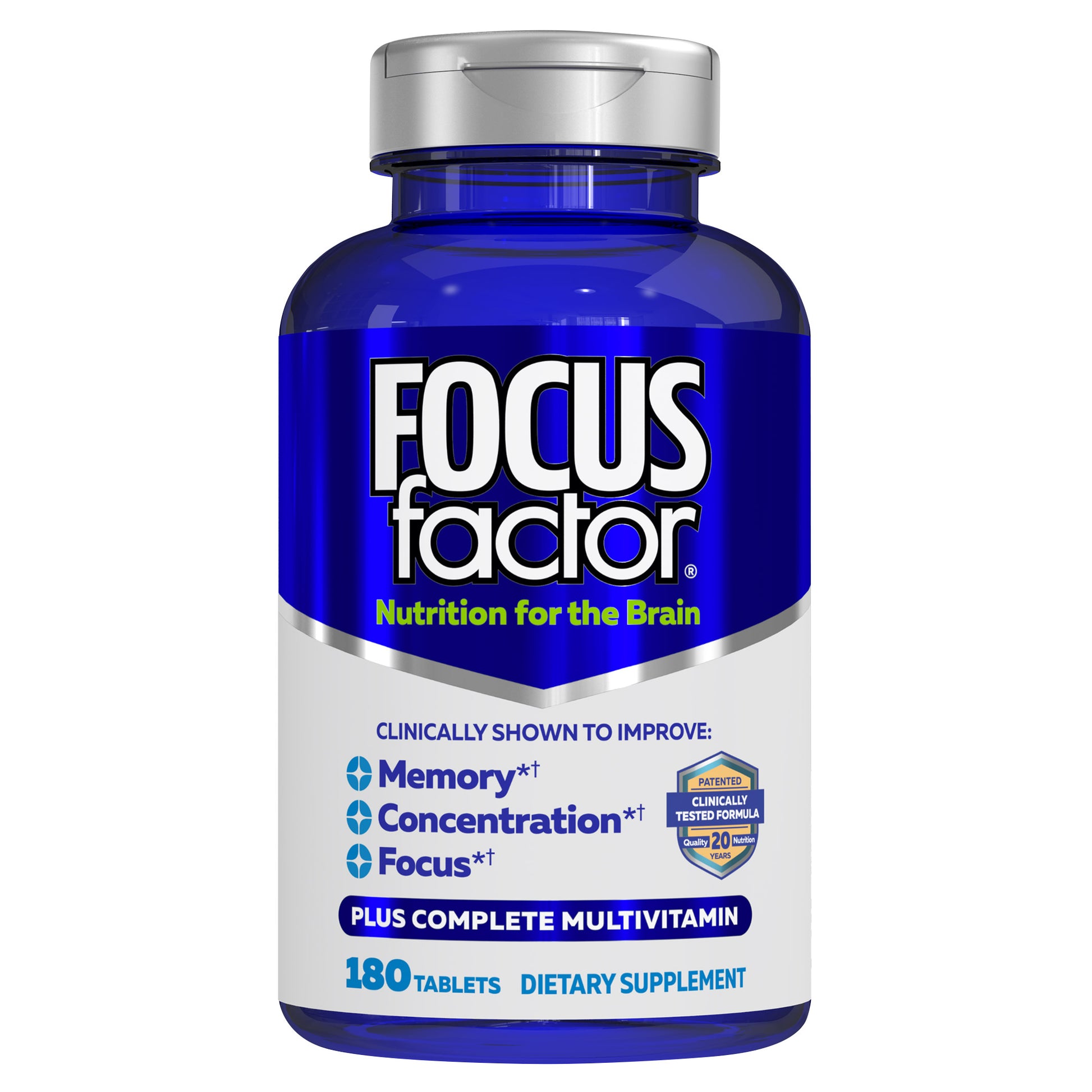 FOCUSFACTOR DIETARY SUPPLEMENT 180 TABLETS