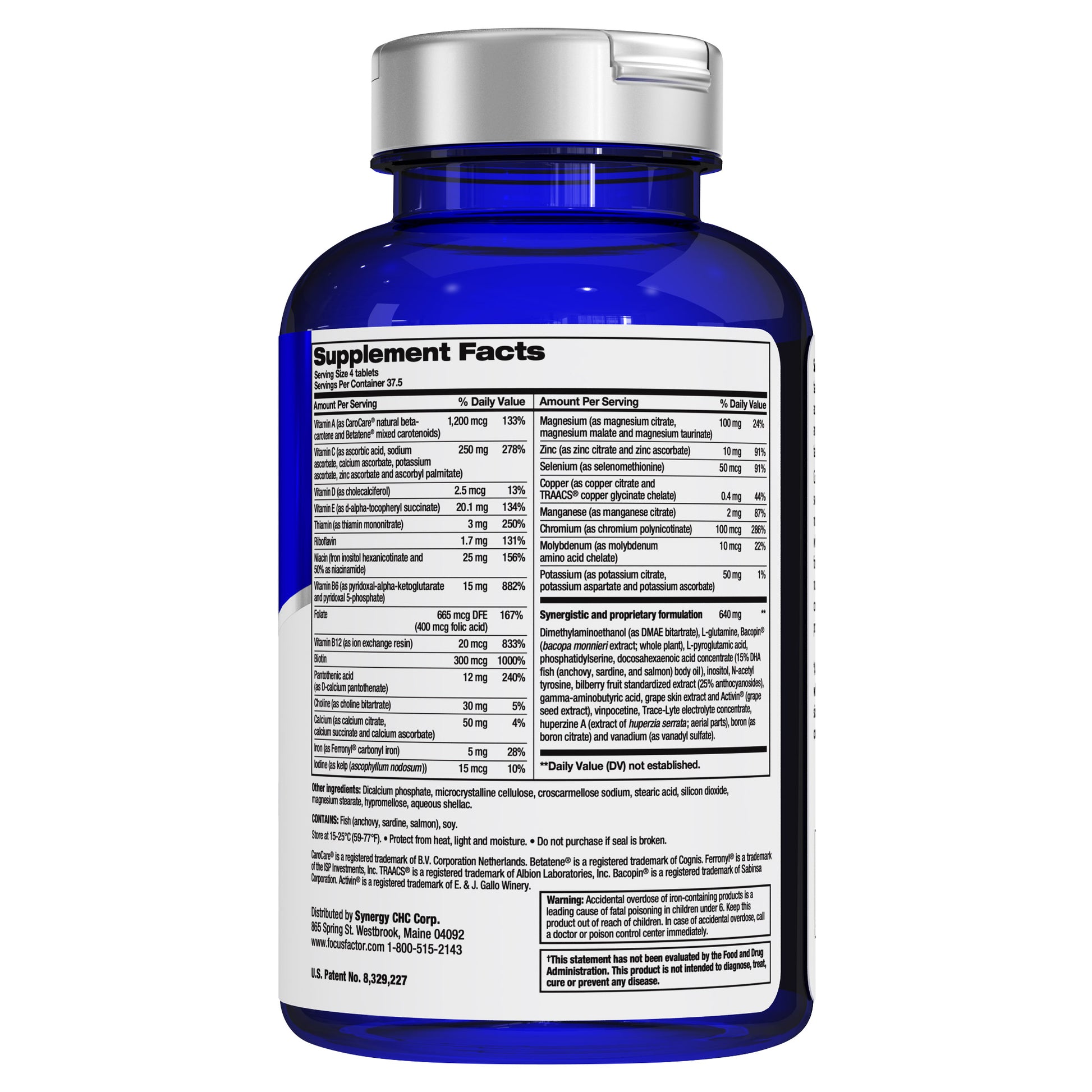FOCUSFACTOR DIETARY SUPPLEMENT 180 TABLETS