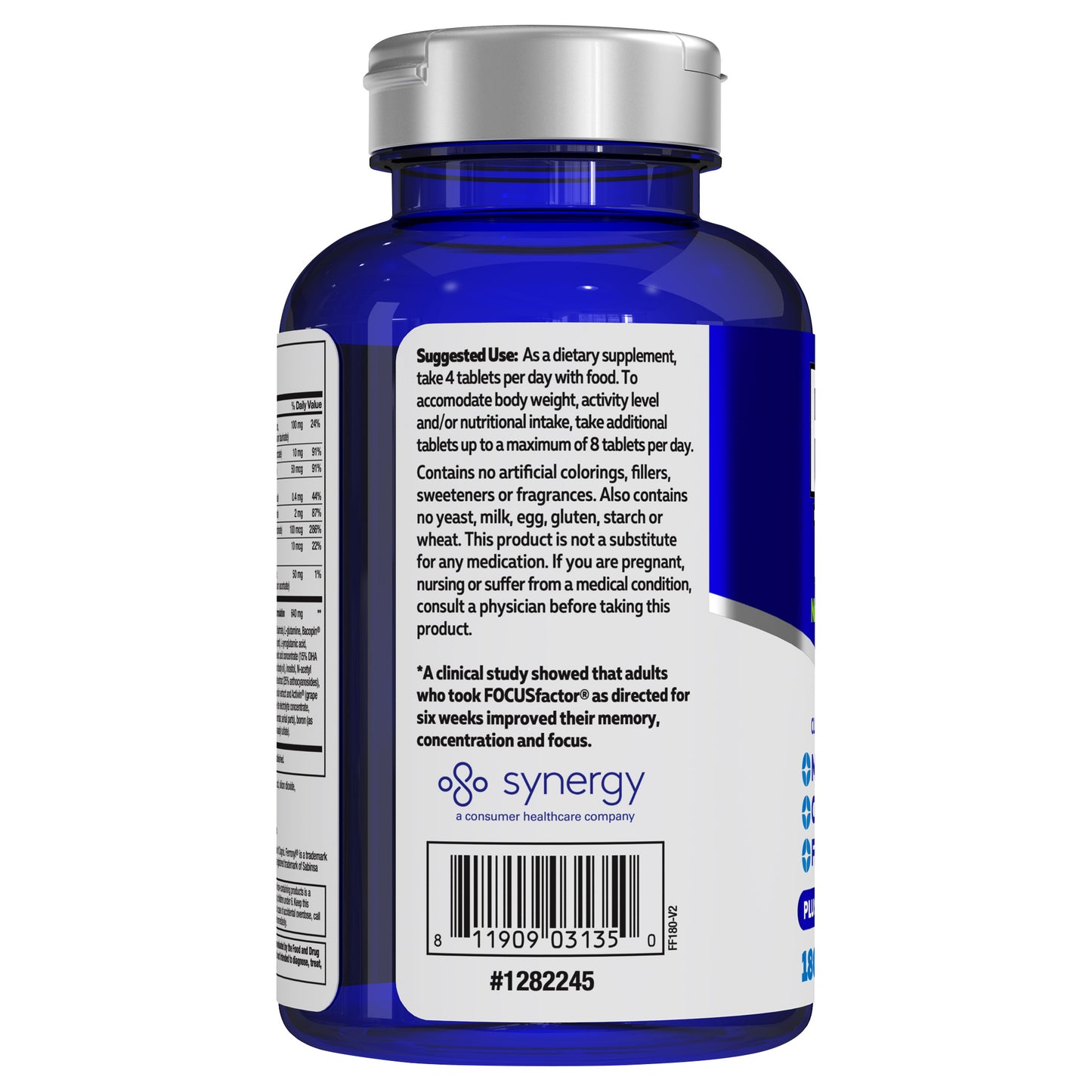 FOCUSFACTOR DIETARY SUPPLEMENT 180 TABLETS