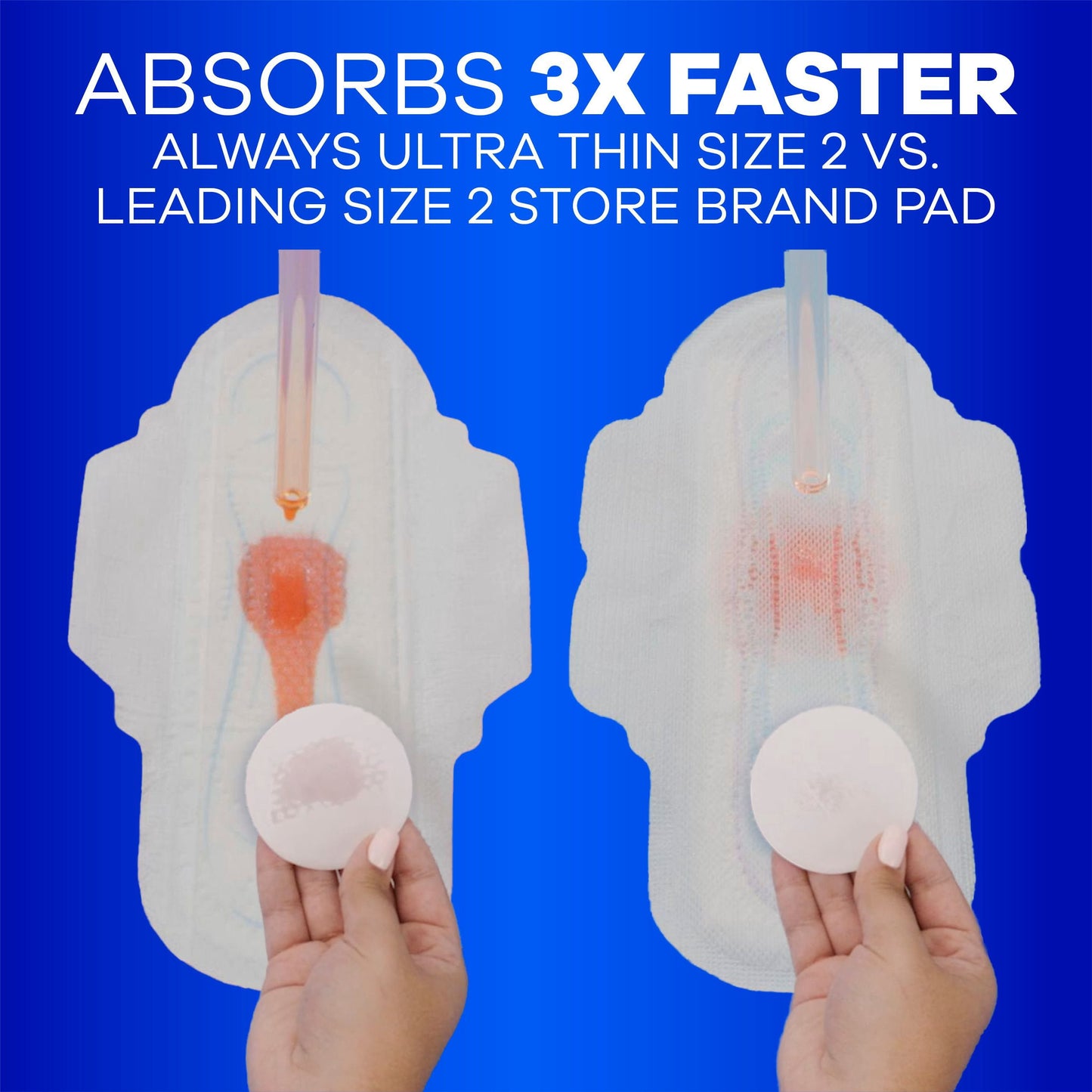 Always Ultra Thin Regular Pads with Wings, Size 1, 96 ct.