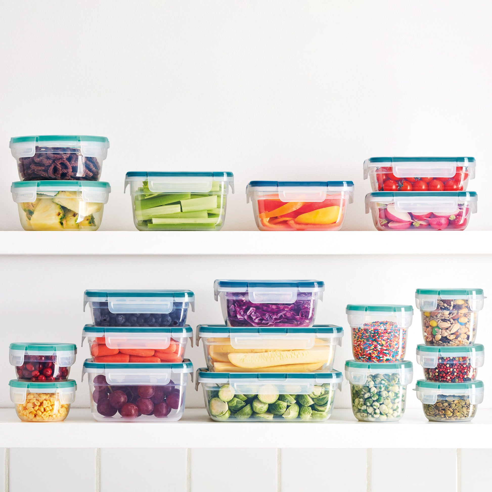 SNAPWARE 38-PIECE PLASTIC FOOD STORAGE SET