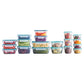 SNAPWARE 38-PIECE PLASTIC FOOD STORAGE SET