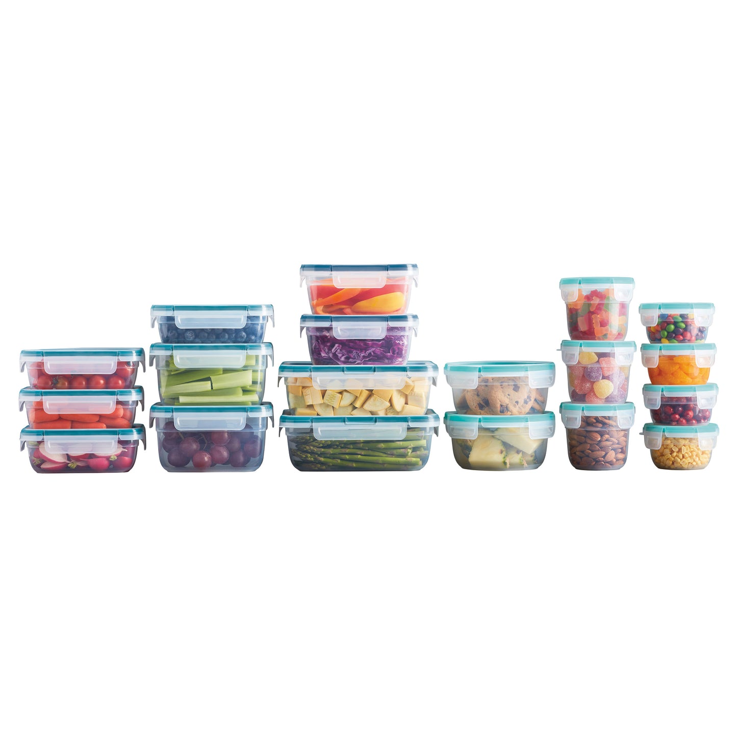 SNAPWARE 38-PIECE PLASTIC FOOD STORAGE SET