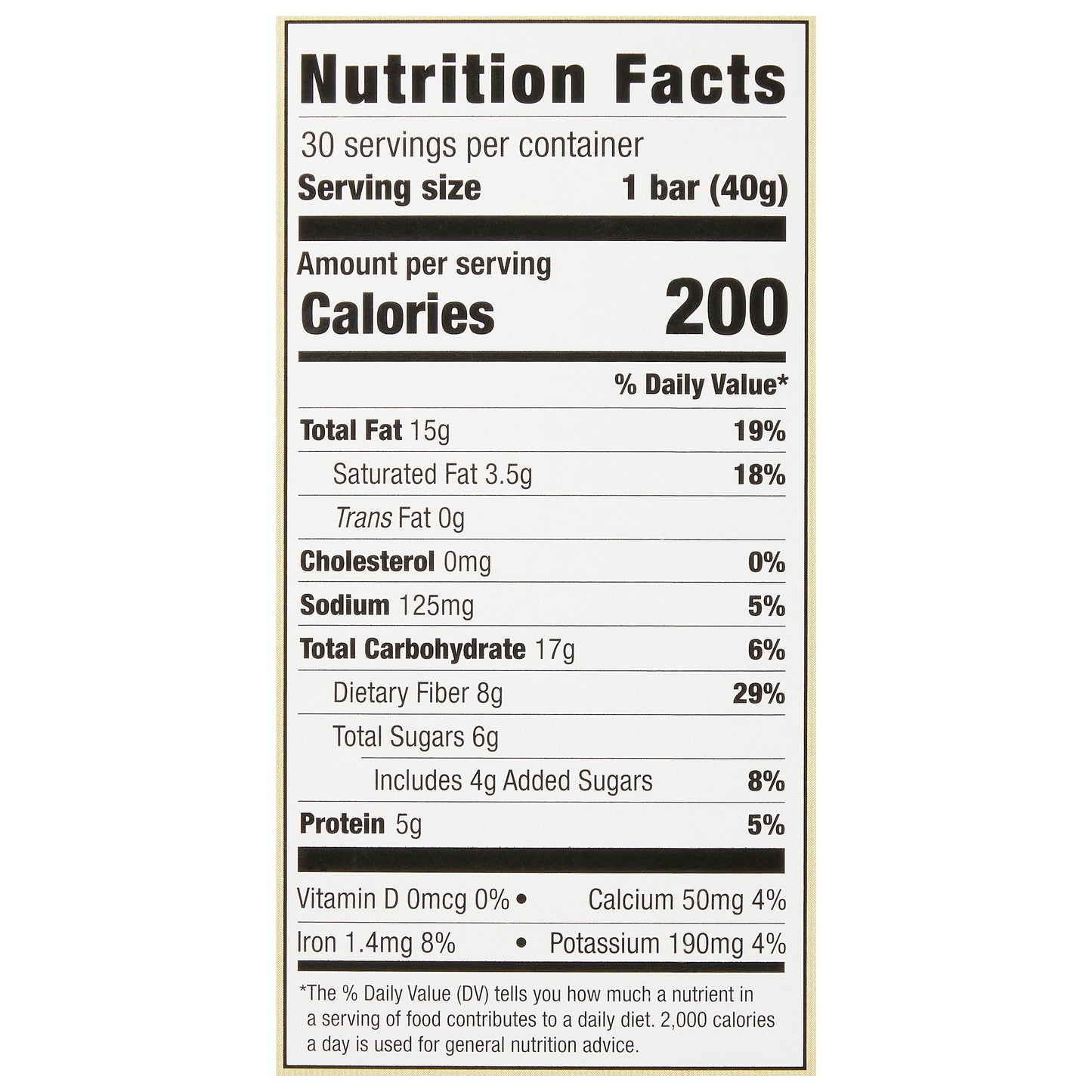 KIRKLAND SIGNATURE NUT BARS 30/ 1.41 OZ