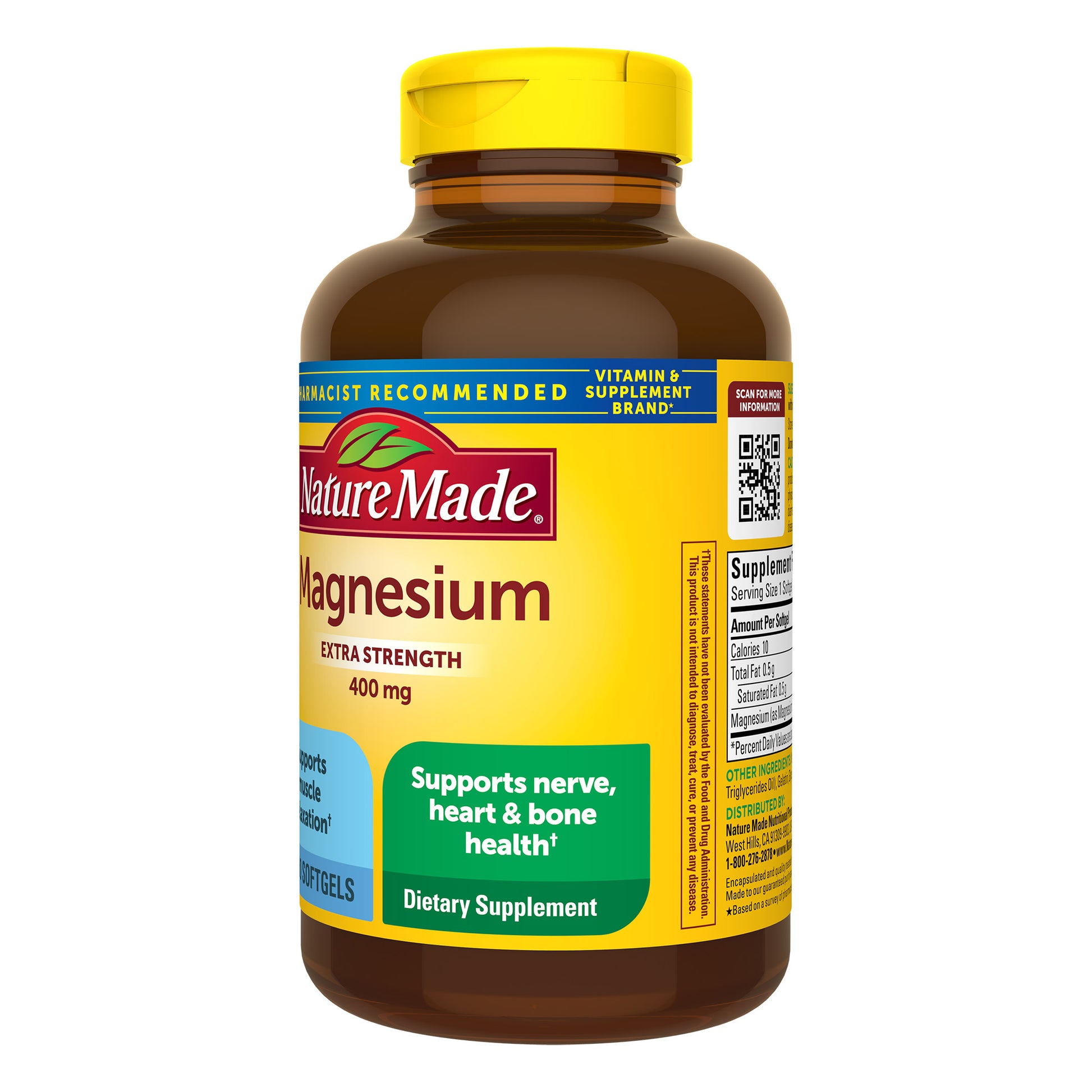 NATURE MADE MAGNESIUM 400MG LIQUID SOFTGEL 180CT
