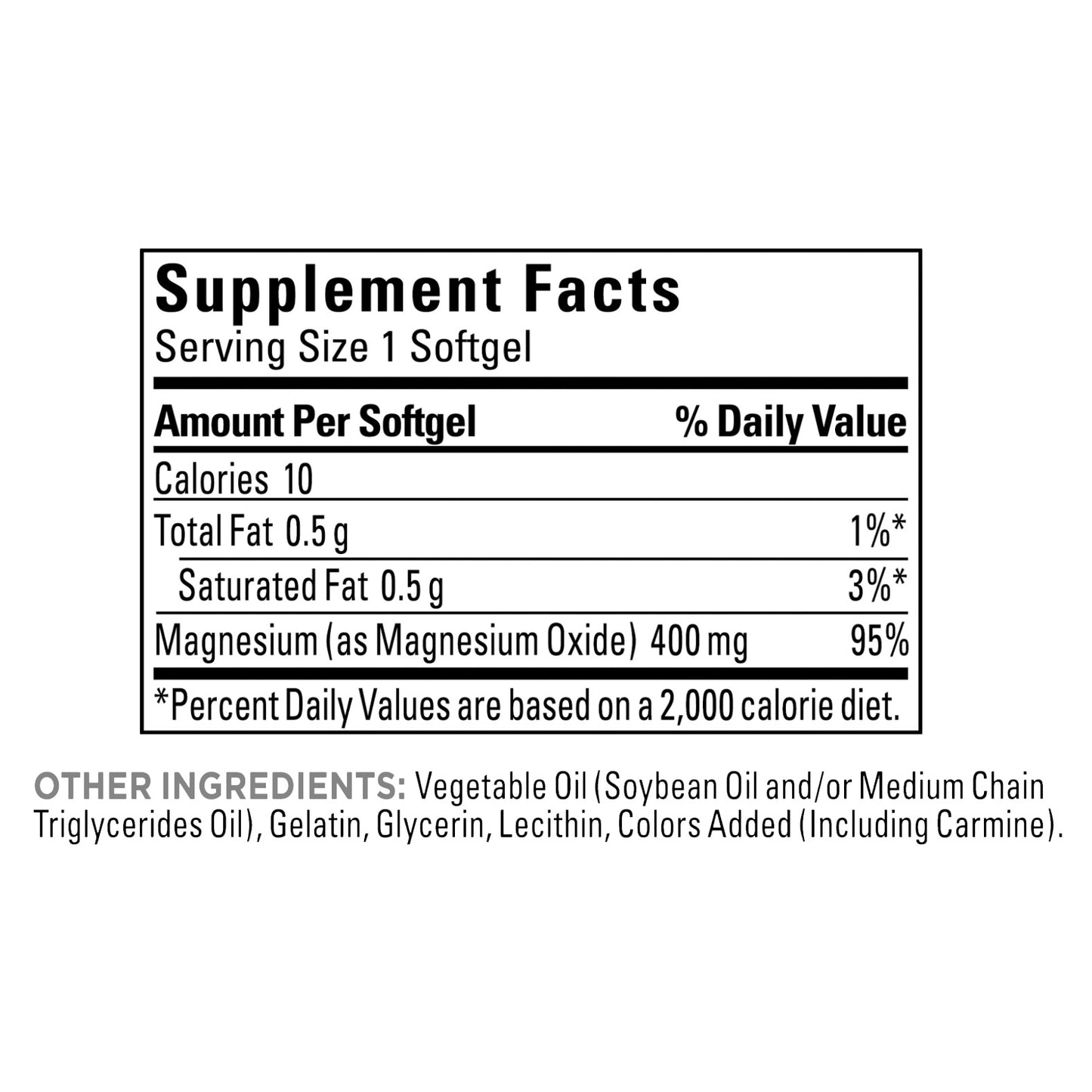 NATURE MADE MAGNESIUM 400MG LIQUID SOFTGEL 180CT