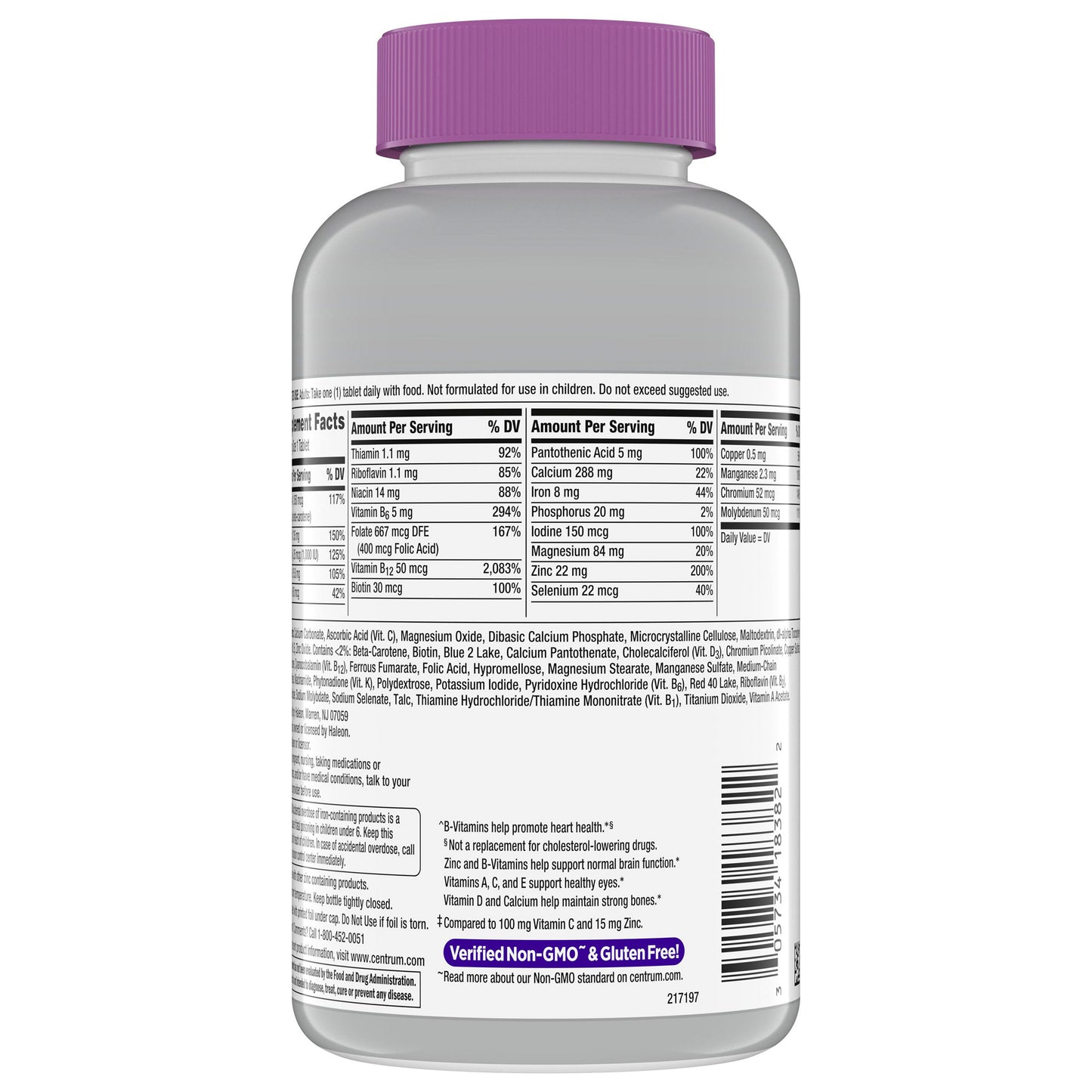 CENTRUM SILVER WOMEN 50+ 275 TABLETS