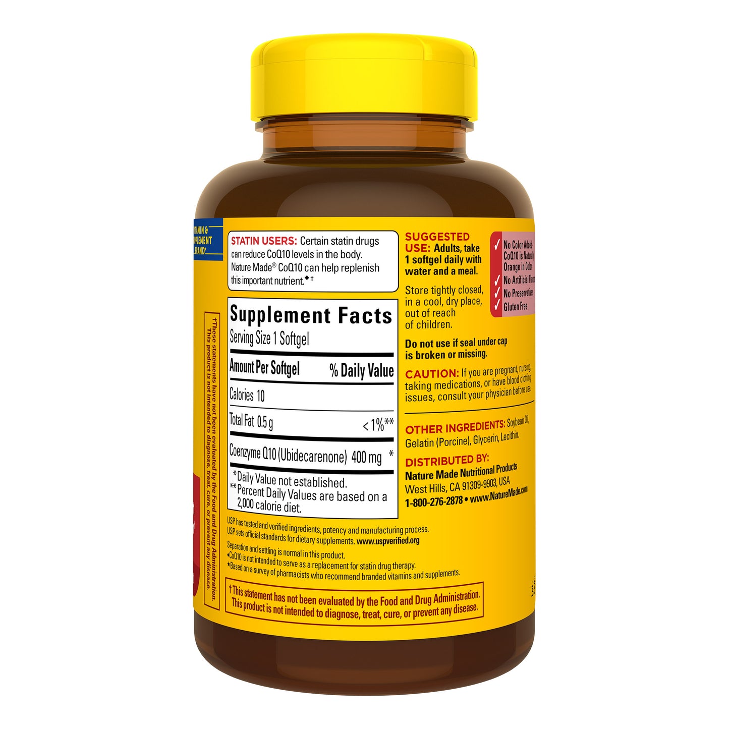 NATURE MADE COQ10 400 MG 9OCT SOFTGELS