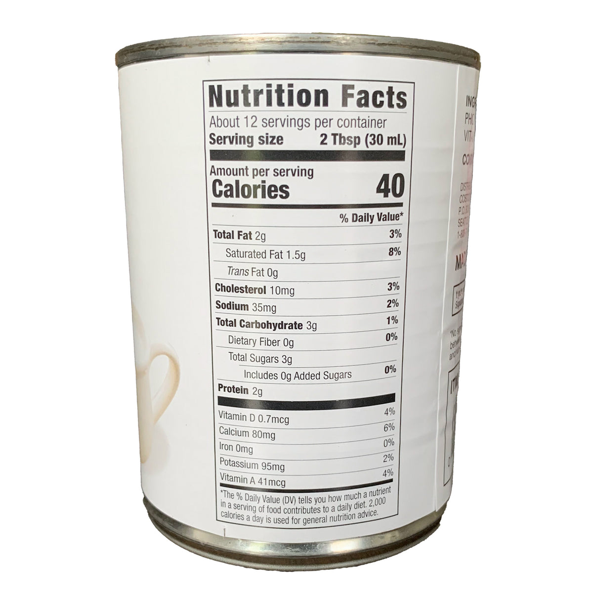 KIRKLAND SIGNATURE EVAPORATED MILK 12/12 OZ