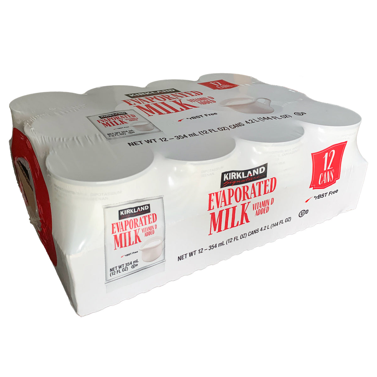 KIRKLAND SIGNATURE EVAPORATED MILK 12/12 OZ