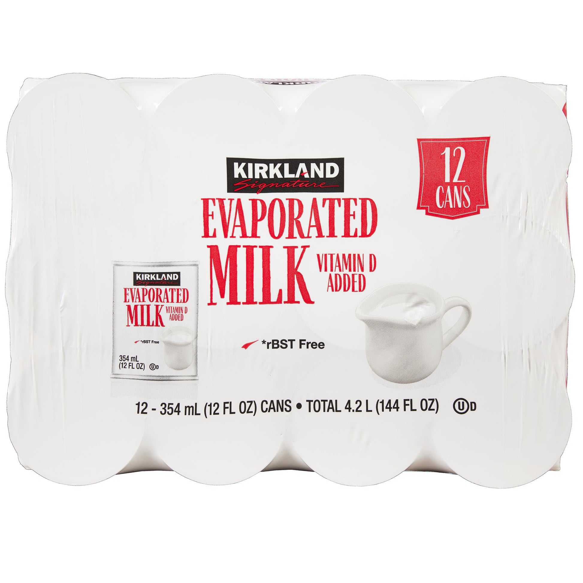 KIRKLAND SIGNATURE EVAPORATED MILK 12/12 OZ