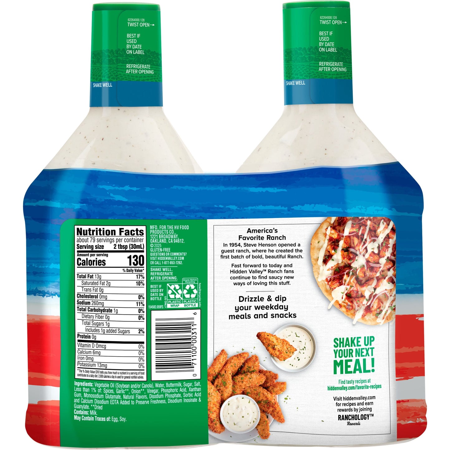 Hidden Valley Original Ranch Dressing, 40 oz., 2 pk.