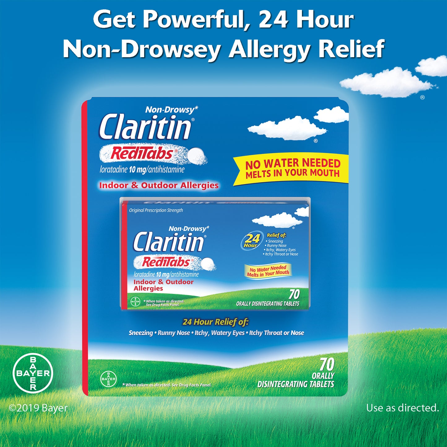 CLARITIN 24HR REDITABS 10MG 70 COUNT
