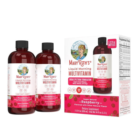 MaryRuth's Liquid Morning Multivitamin, Raspberry, 22 fl. oz., 2 pk.