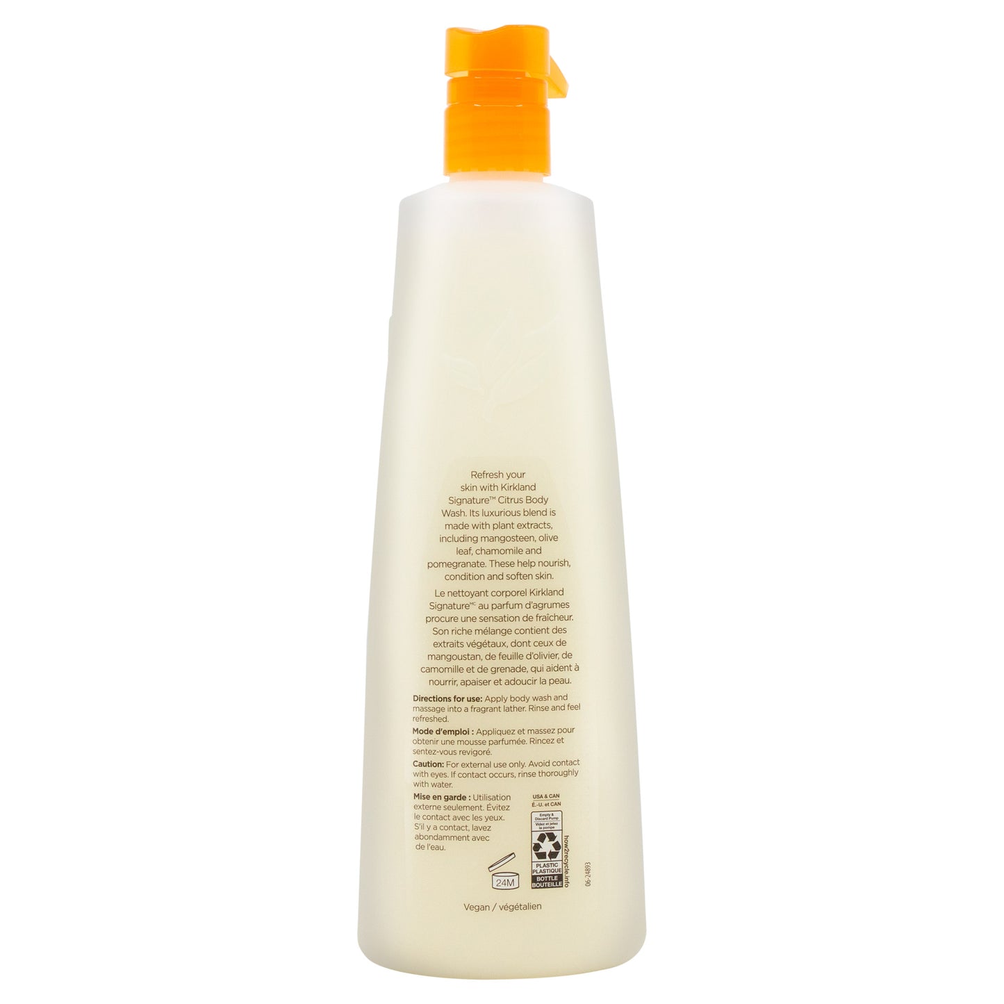 KIRKLAND SIGNATURE NATURAL CITRUS BODY WASH 2-PACK
