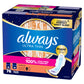 ALWAYS ULTRA THIN ADVANCED 76CT OVERNAGHT PADS? • LEAKGUARD CORE • LONG PAD & FLEXIWING • ODOR LOCK PROTECTION • FSA/HSA ELIGIBLE