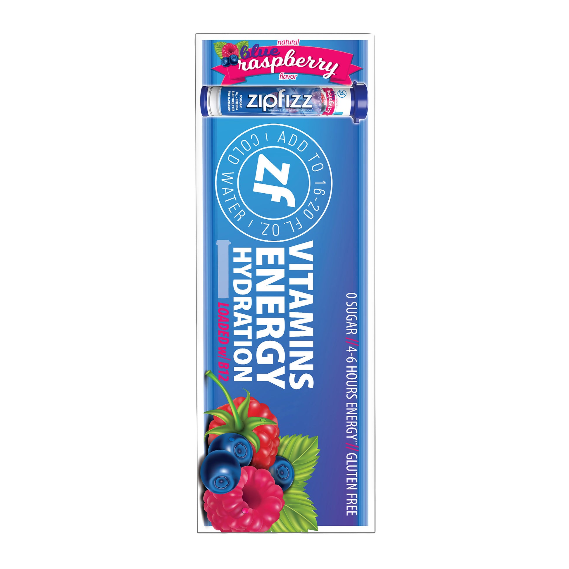 ZIPFIZZ ENERGY DRINK VARIETY 2 FLAVOR 30 COUNT