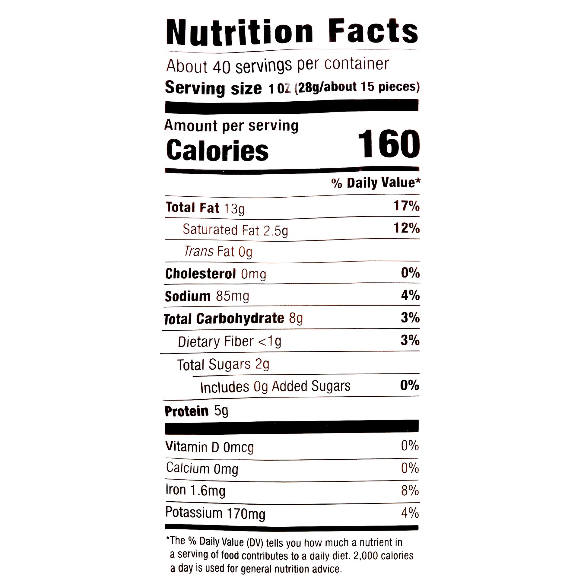 KIRKLAND SIGNATURE FANCY CASHEWS 40 OZ