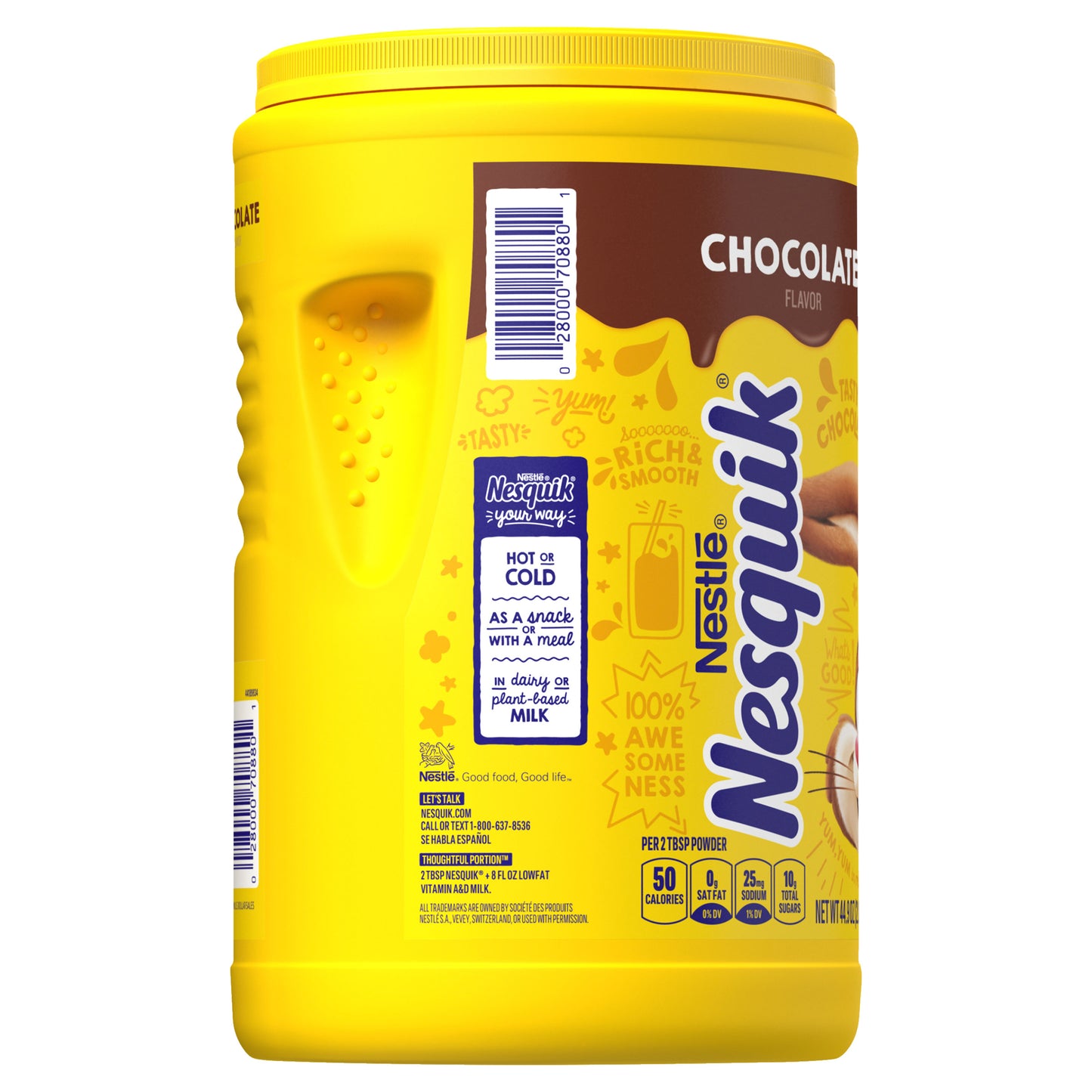 NESQUIK CHOCOLATE DRINK MIX 44.9 OZ