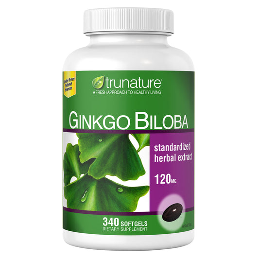 TRUNATURE GINKGO BILOBA 120MG 340 SOFTGELS