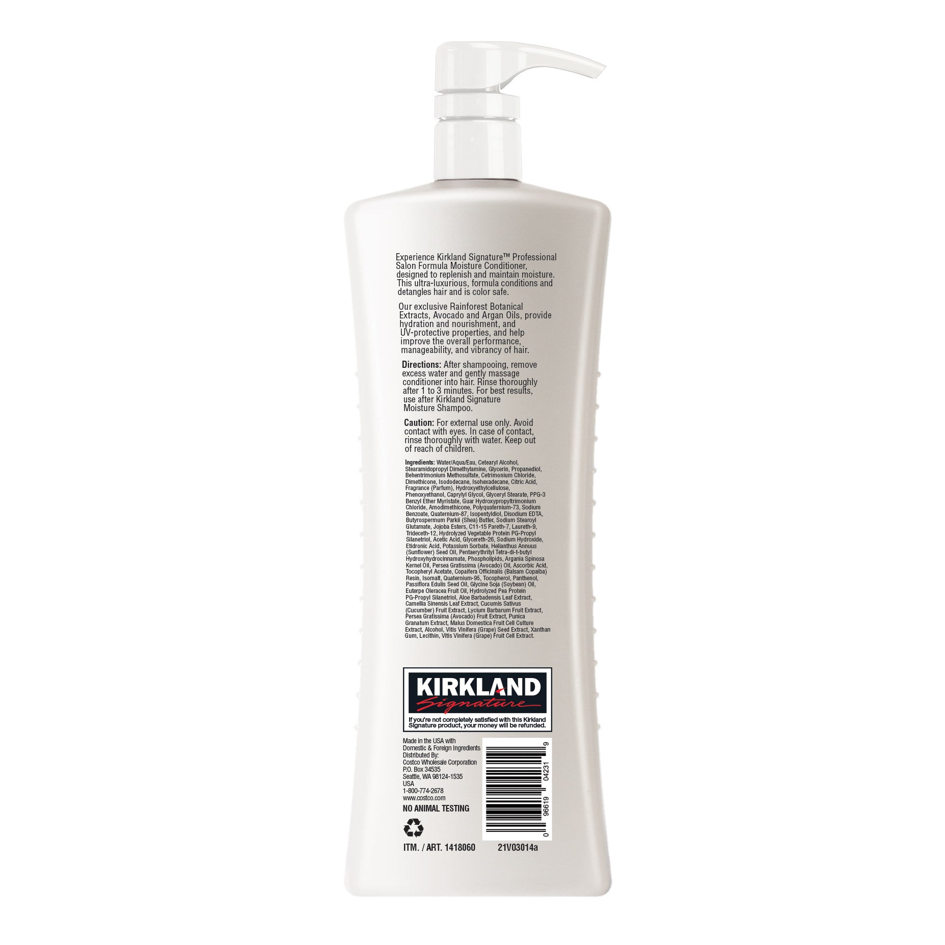 KIRKLAND SIGNATURE 33.8 FL OZ