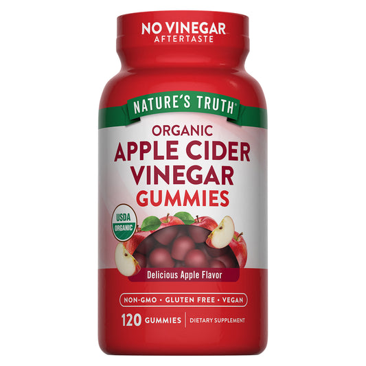 NATURE'S TRUTH ORGANIC APPLE CIDER VINEGAR 500MG 120 GUMMIES