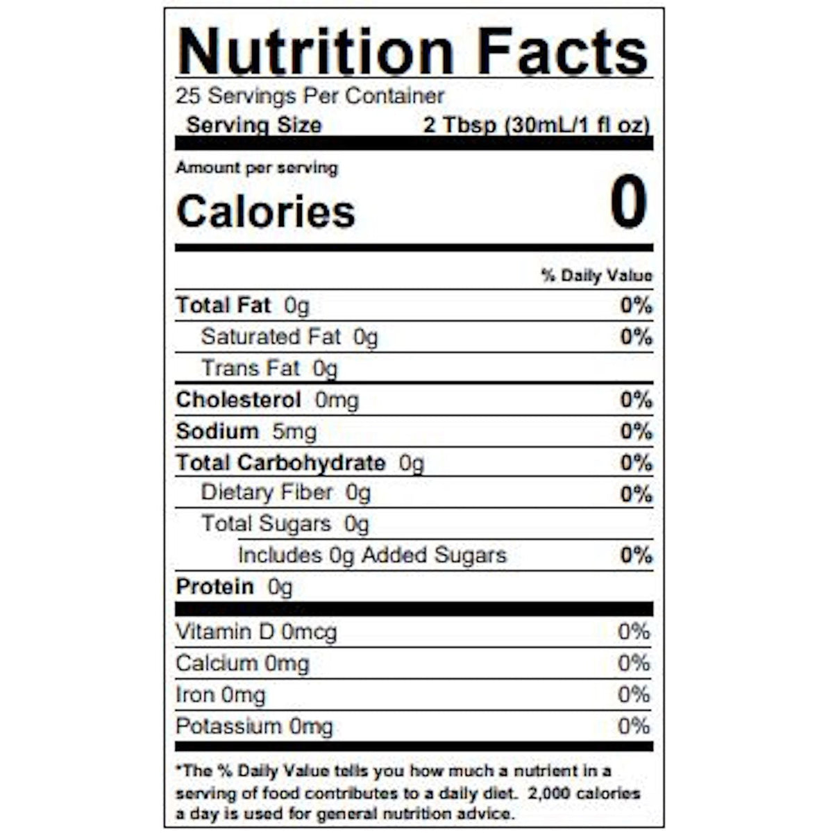 Torani Sugar-Free Vanilla Syrup, 25.4 fl. oz.