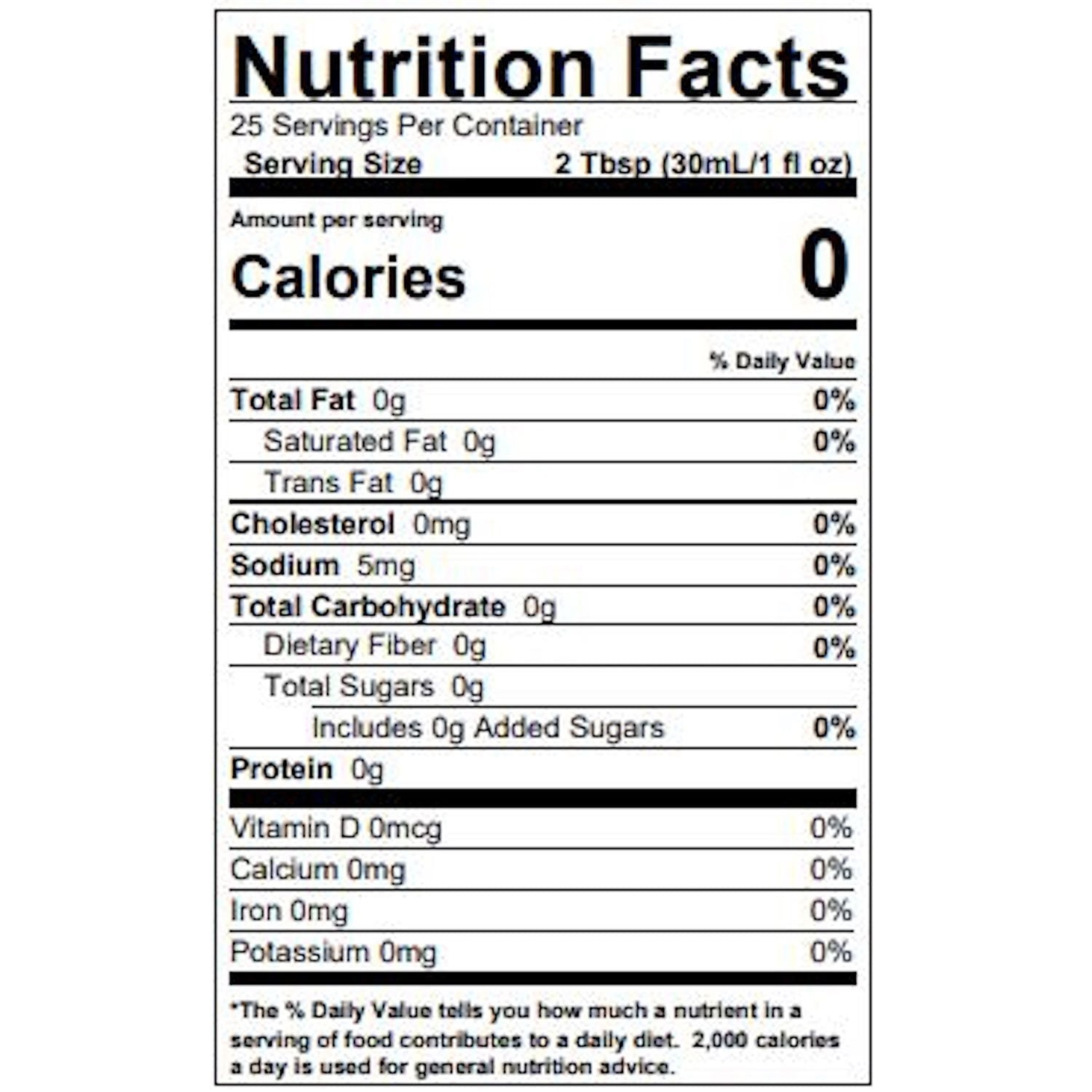 Torani Sugar-Free Vanilla Syrup, 25.4 fl. oz.