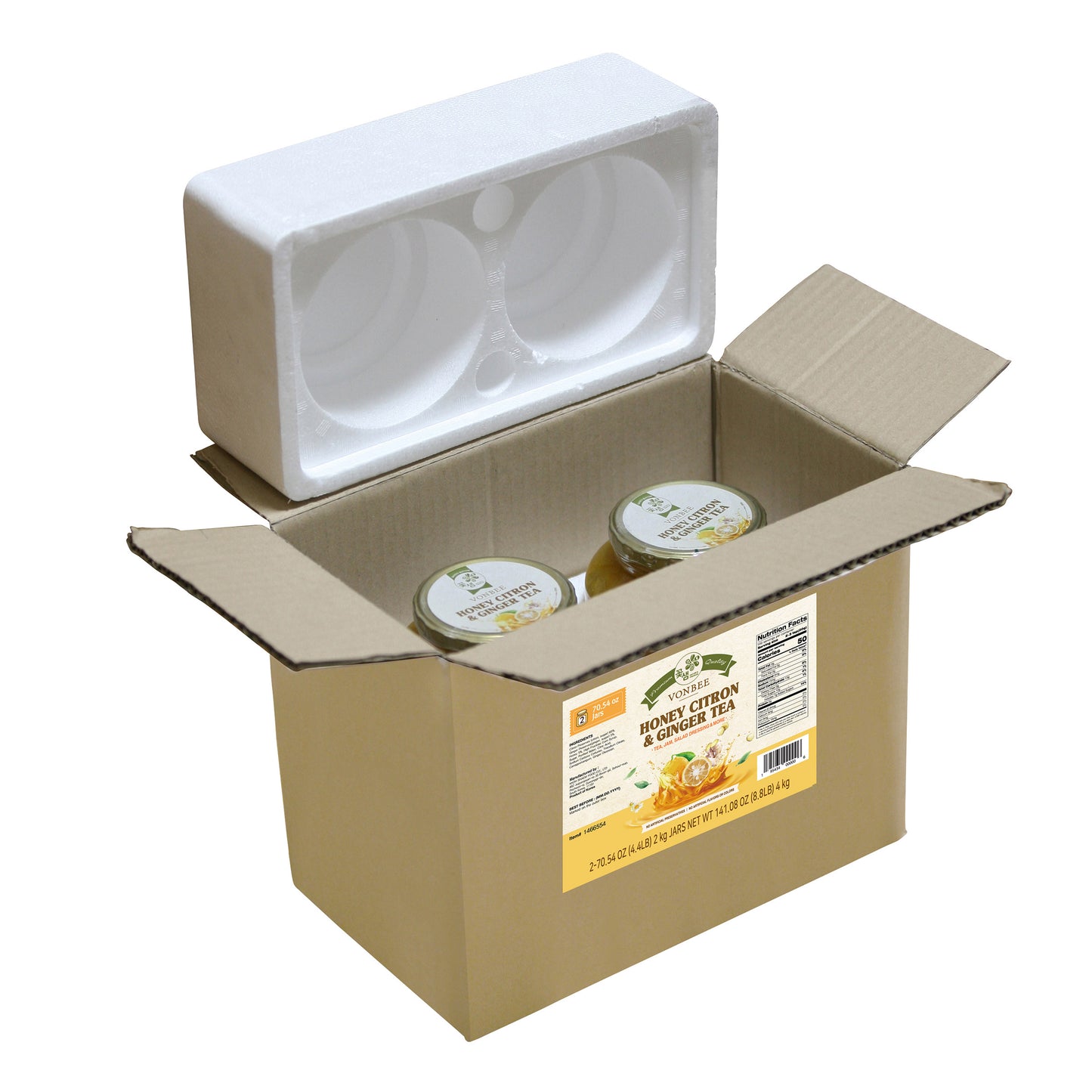 VONBEE HONEY CITRON GINGER TEA 70.54 OZ
