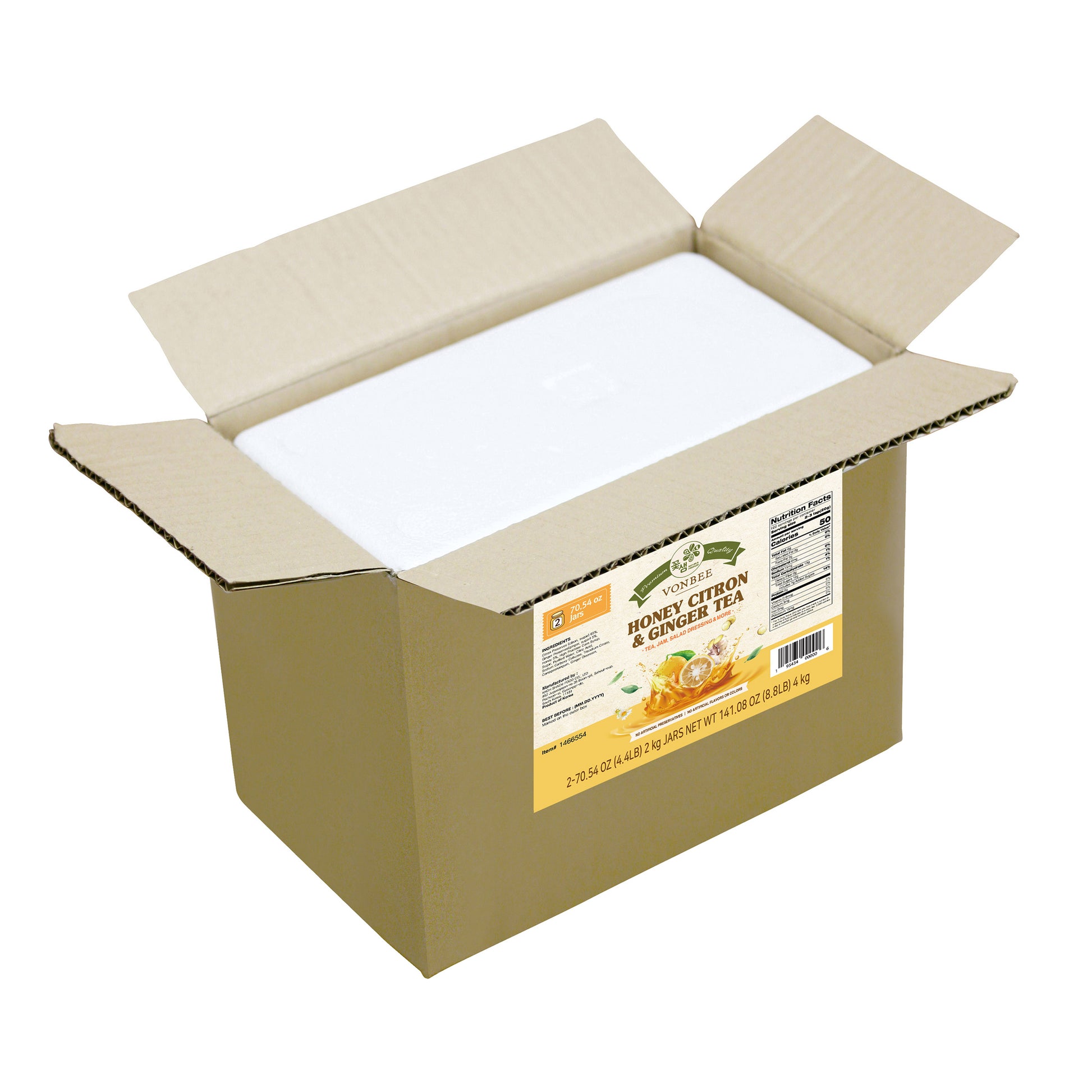 VONBEE HONEY CITRON GINGER TEA 70.54 OZ