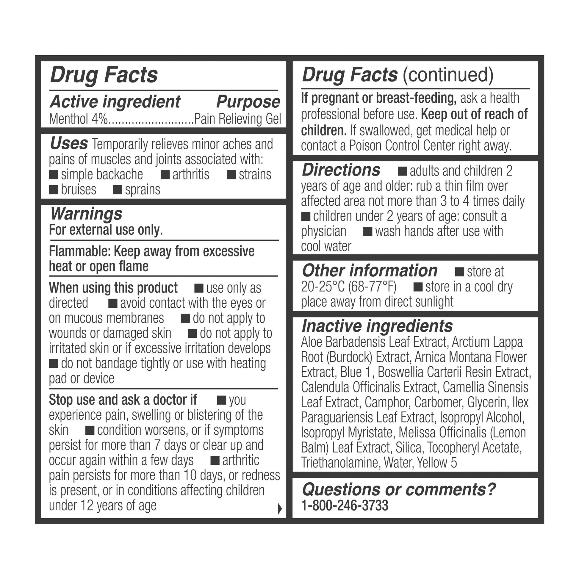 BIOFREEZE TOPICAL PAIN RELIEVER 2X3 OZ. ROLL ON