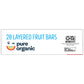 PURE ORGANIC LAYERED FRUIT BAR 28/.63 OZ