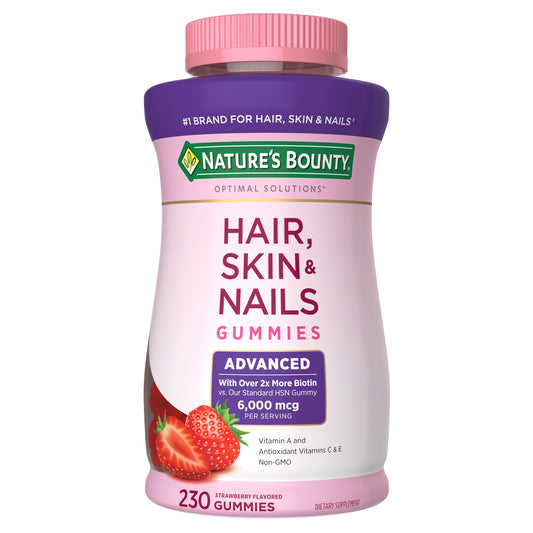 NATURE'S BOUNTY HAIR,SKIN & NAILS ADV GUMMIES 230 CT