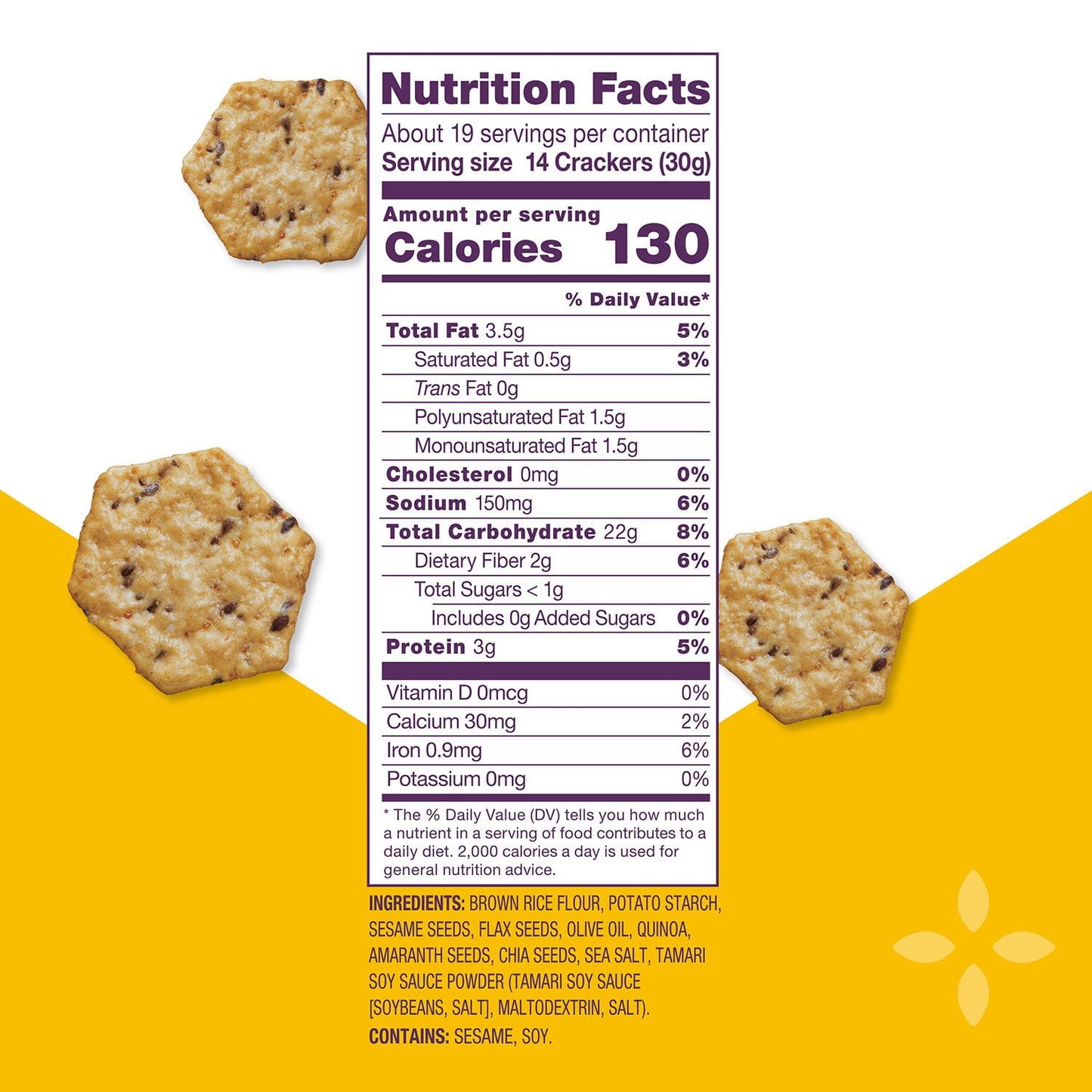 Crunchmaster 5 Seed Multi-Grain Cracker, 10 oz., 2 pk.