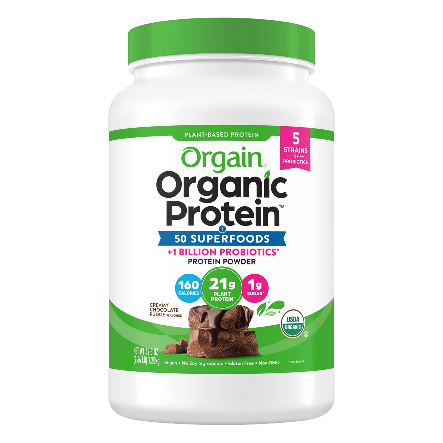 ORGAIN PROTEIN & SUPERFOODS VANILLA, 2.7LBS