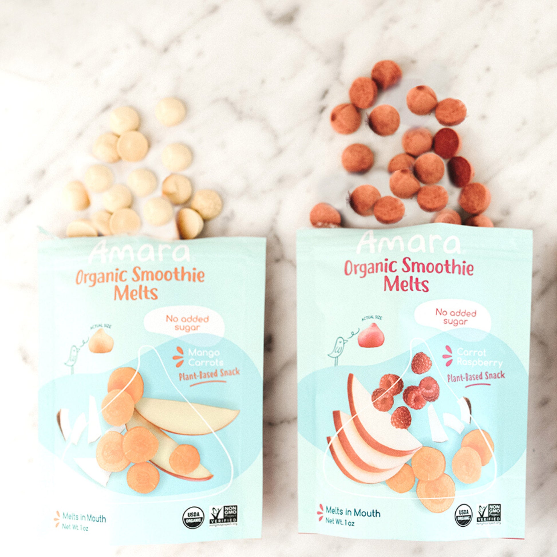 AMARA ORGANIC MANGO CARROT YOGURT MELTS 4/1 OZ