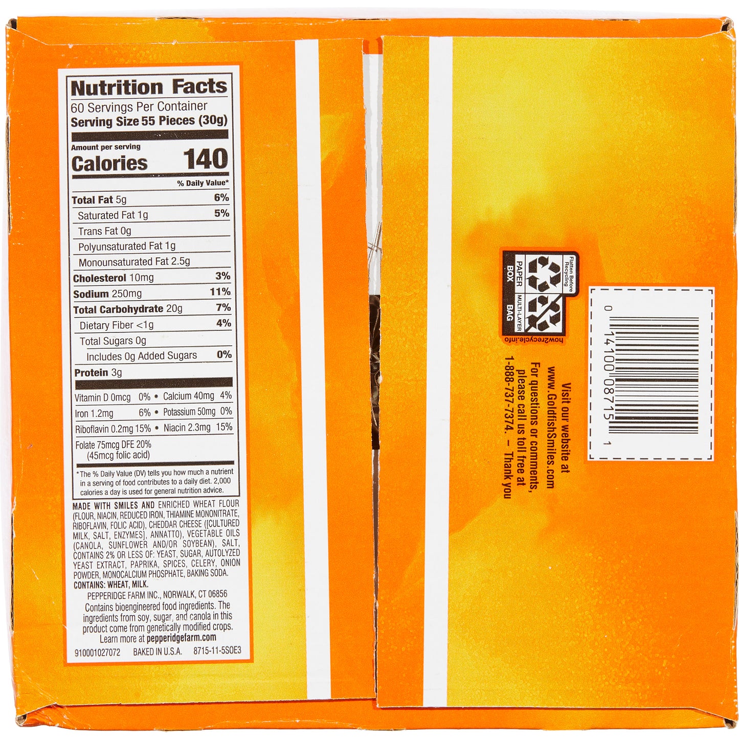 PEPPERIDGE FARMS GOLDFISH CHEDDAR 66 OZ