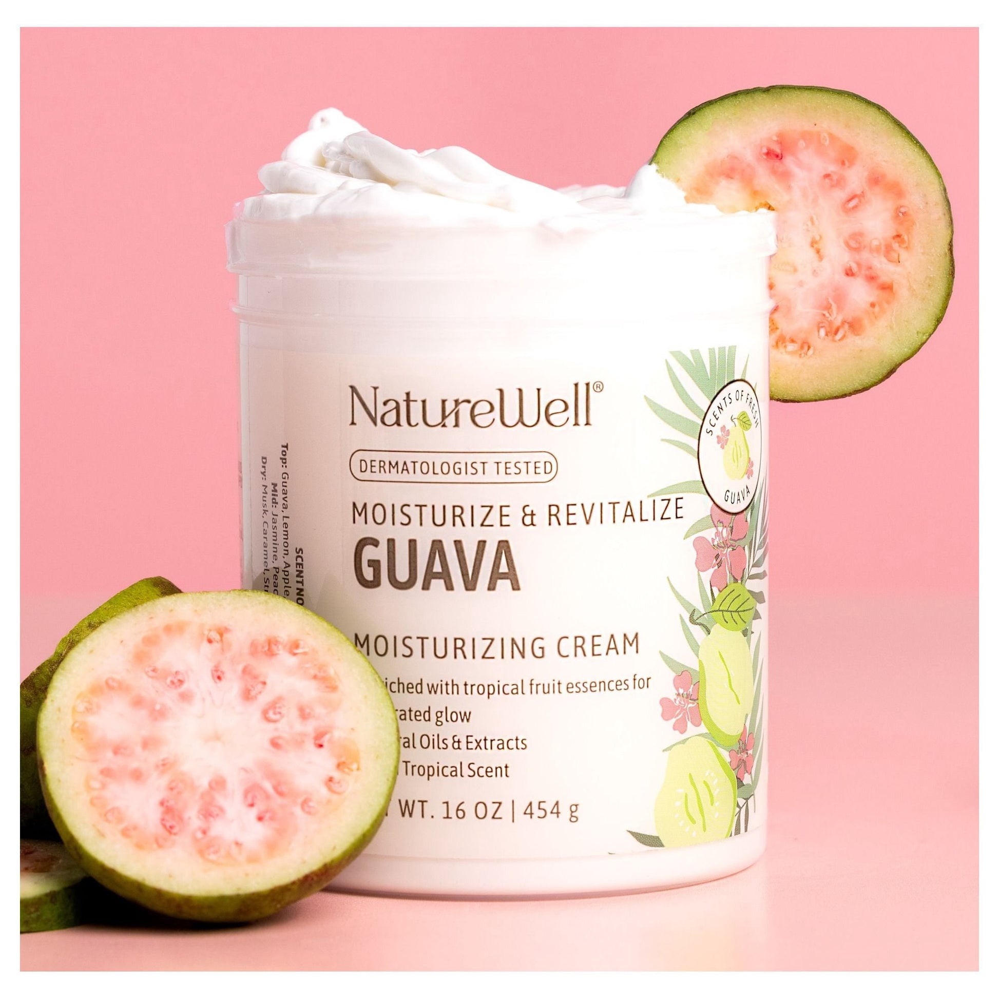 NatureWell Guava Moisturizing Cream, 16 oz., 2 pk.