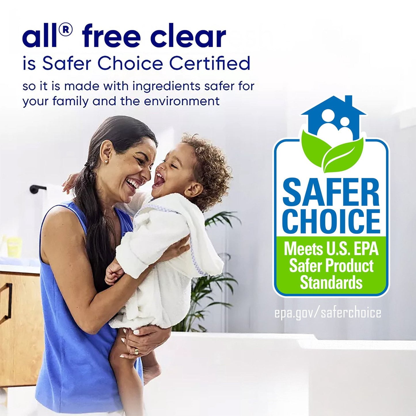 all Liquid Laundry Detergent, Free Clear for Sensitive Skin, 208oz, 166 loads