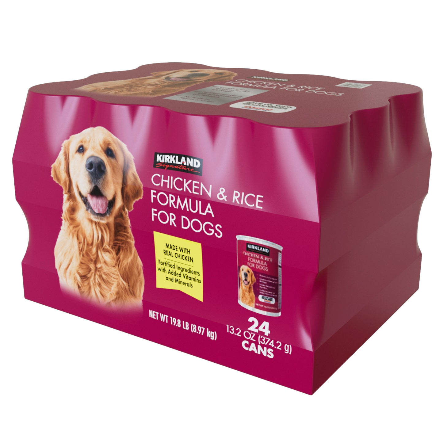 KRKLAND SIGNATURE CHICKEN & RICE DOG FOOD 24/13.2 OZ
