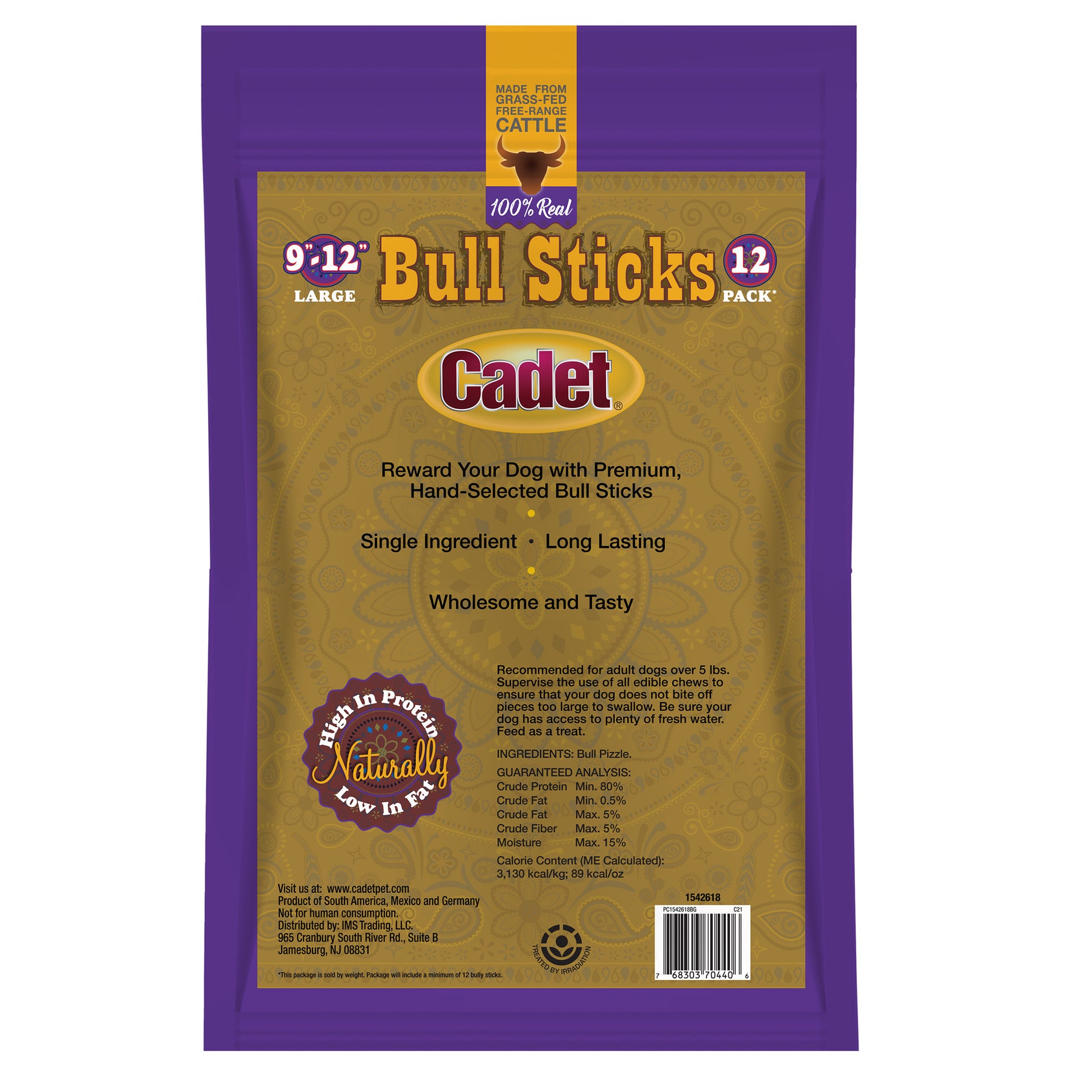 CADET BULLY STICKS 12 CT