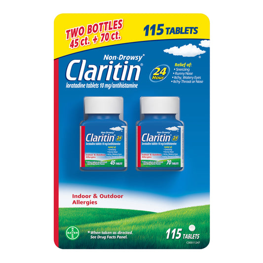 CLARITIN 24HR 10MG TABLETS 115 COUNT