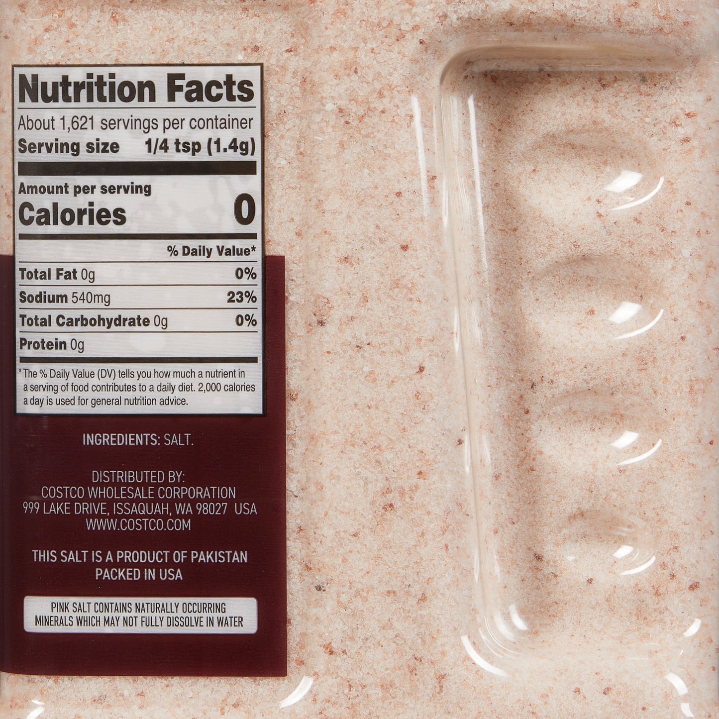 KIRKLAND SIGNATURE GROUND PINK SALT 5 LB