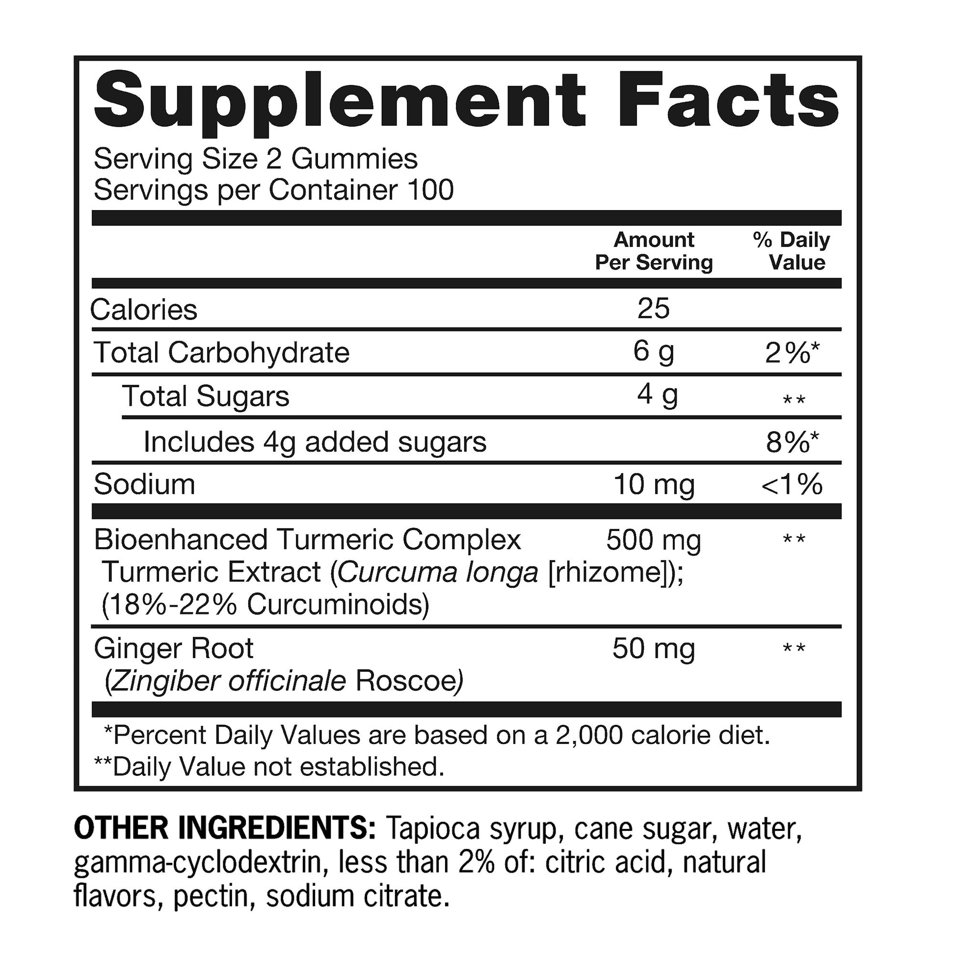 QUNOL TURMERIC PLUS GINGER GUMMIES 500MG 200CT