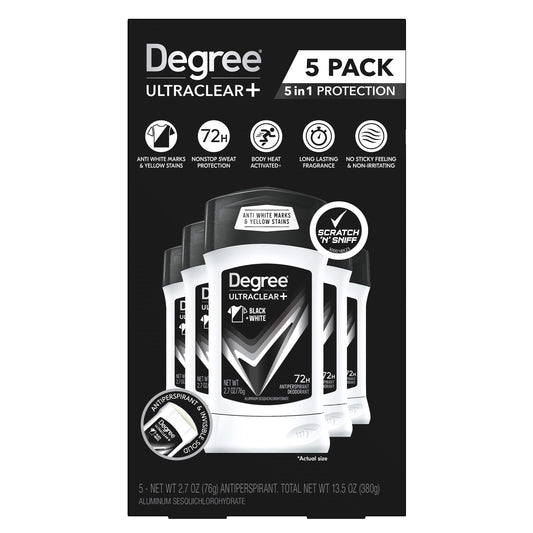 DEGREE ULTRACLEAR PLUS ANTIPERSPIRANT 5/2.70Z