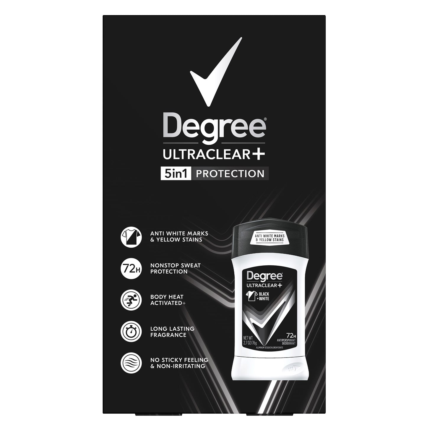 DEGREE ULTRACLEAR PLUS ANTIPERSPIRANT 5/2.70Z