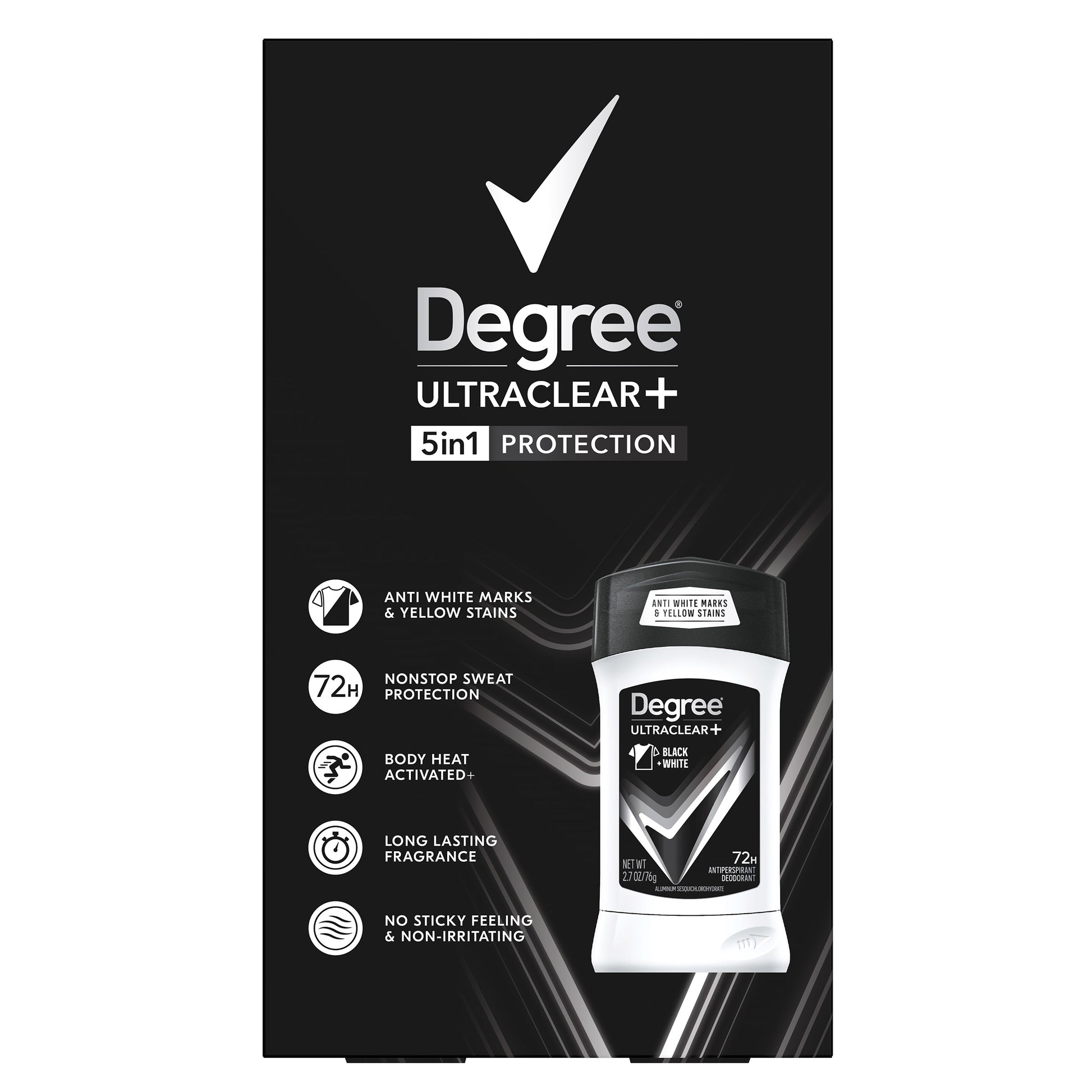 DEGREE ULTRACLEAR PLUS ANTIPERSPIRANT 5/2.70Z