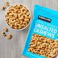 KIRKLAND SIGNATURE UNSALTED CASHEWS 40 OZ