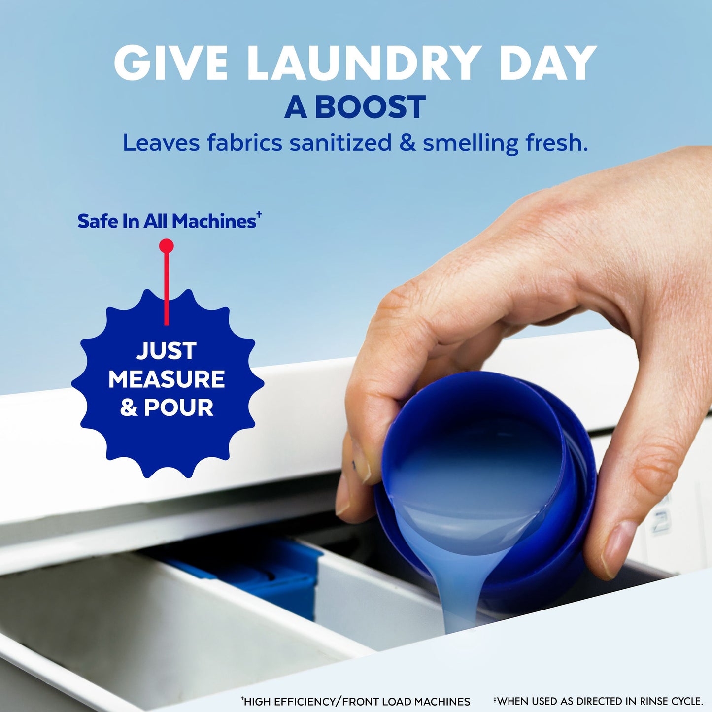 Lysol Laundry Sanitizer Additive, Crisp Linen 150 fl. oz.